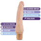 Dr. Skin Vibe 7 - 8.5" Vibrating Dildo - Beige