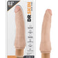 Dr. Skin Vibe 7 - 8.5" Vibrating Dildo - Beige
