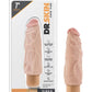 Dr. Skin Vibe 9 - Dildo vibrador de 7" - Beige