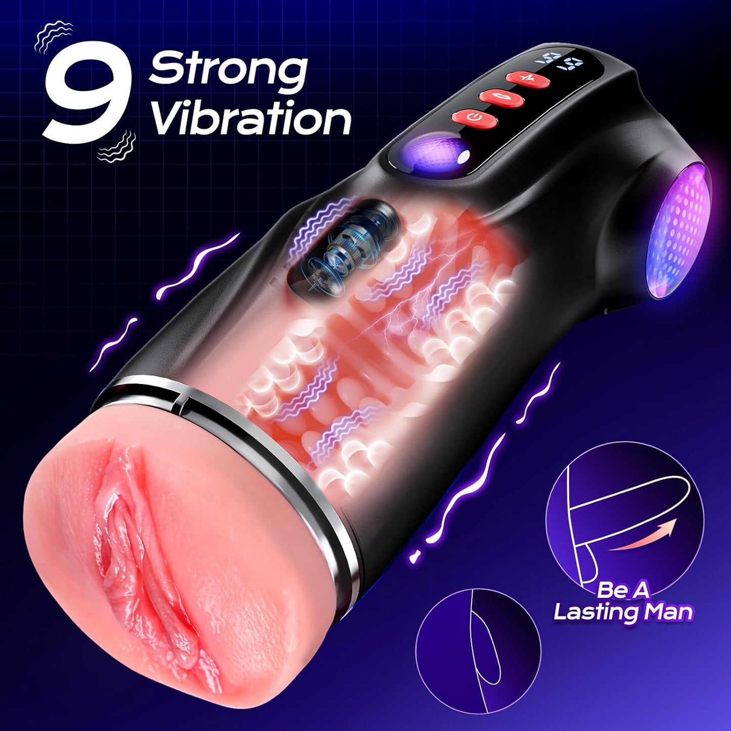 LumiSync AI Sync Pocket Pussy 3 Sleeves App Control Stroker