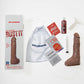 Dildo para eyaculación Bust It de 8.5" - Marrón