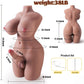 ZypherionX 38lb Transgender Sex Doll Torso w/ Dildo