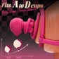 HaloWear Vibrador de pezones 6 en 1 con sujetador y control por app