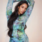 Miami Nights Sheer Mini Dress
