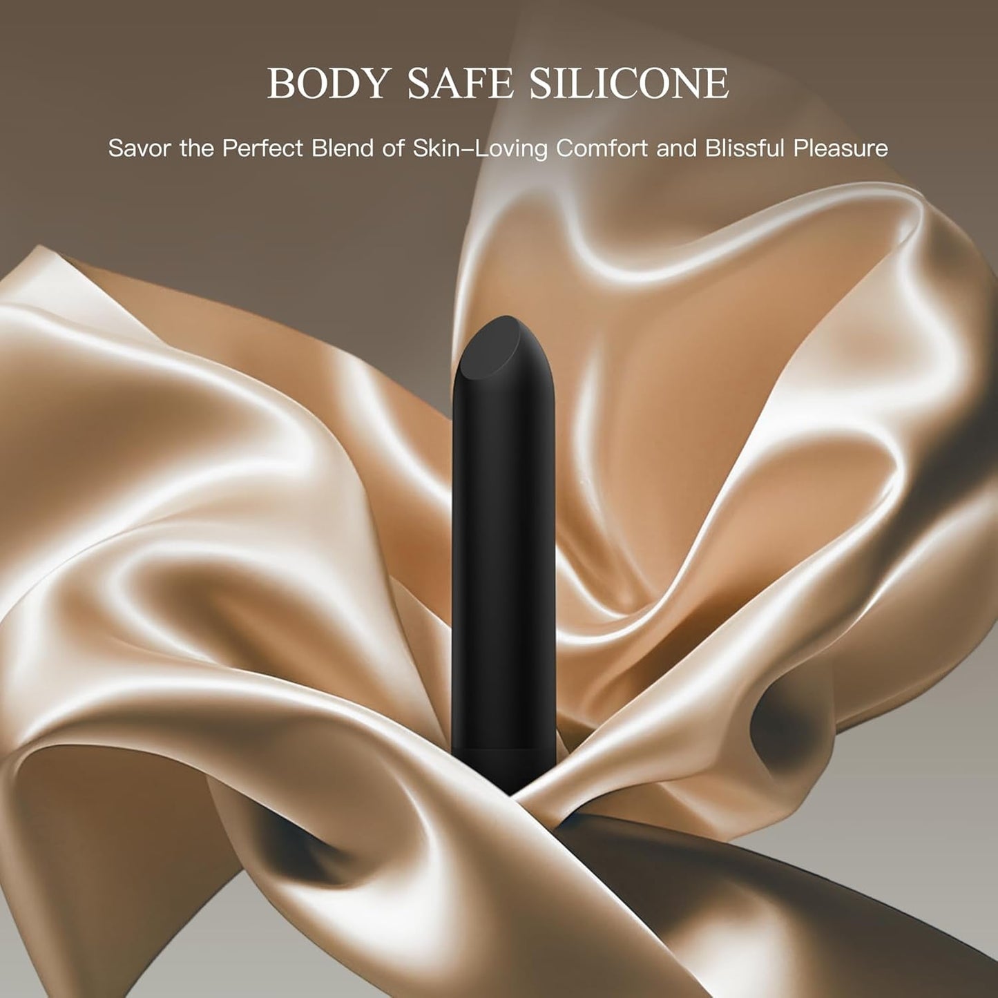 Vibrador EdgePoint Bala Punta en Ángulo 10 Modos Impermeable USB