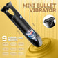 Vibrador Bala LipSync con control por aplicación, 9 modos, impermeable, silencioso