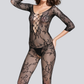 All Lace Lace-Up Bodystocking