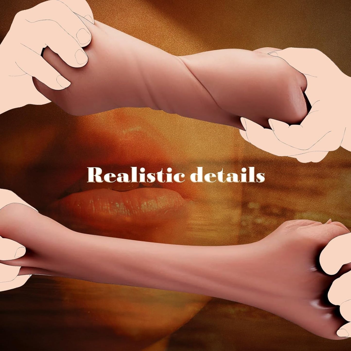 DreamLips Realistic Mouth Deep-Throat Male Stroker