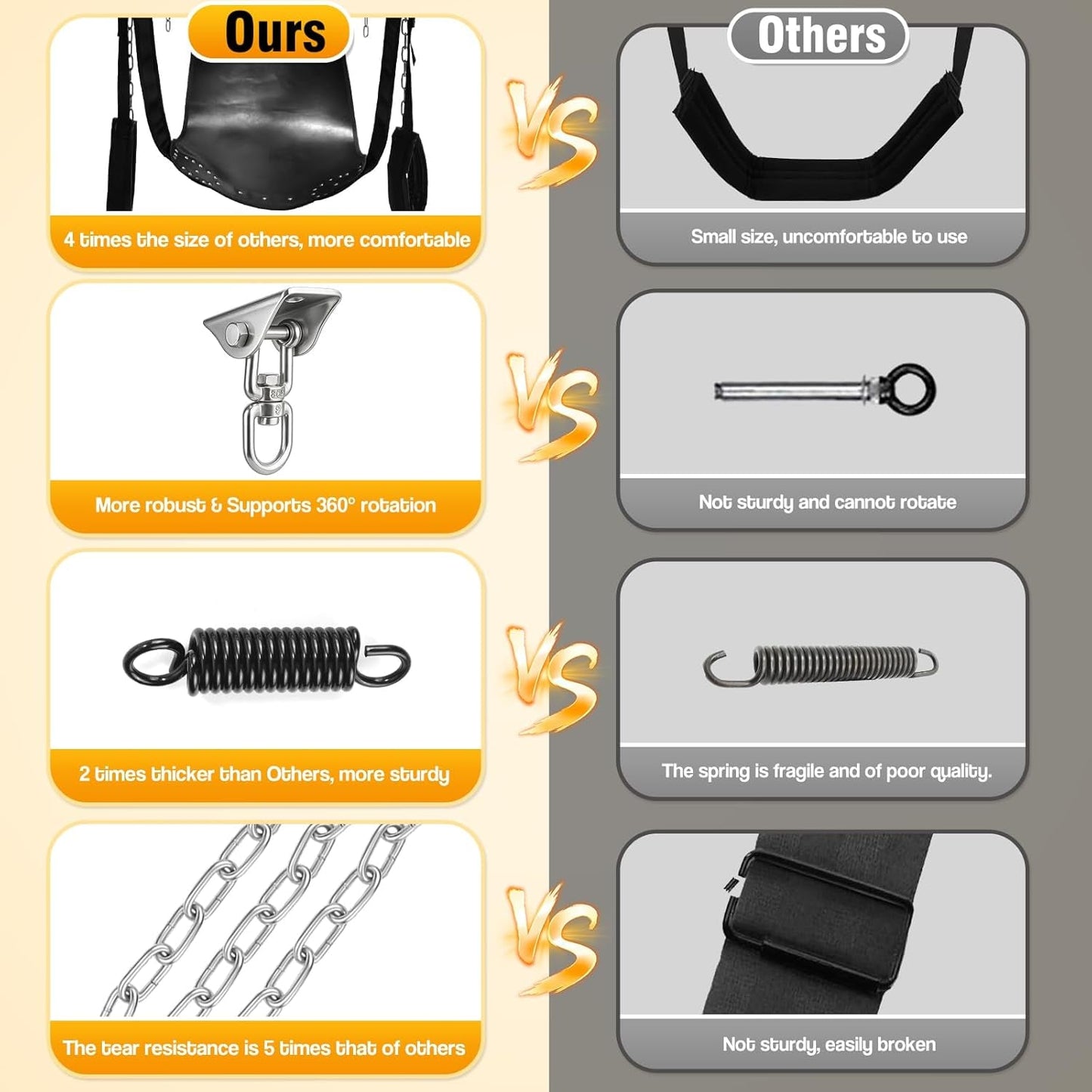SteelRise Adjustable Heavy-Duty Ceiling Sex Swing
