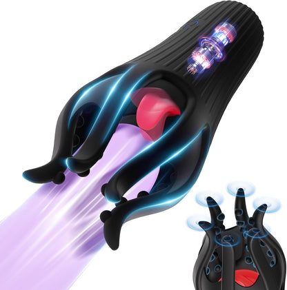 HexaTongue Tongue Vibrator Sleeve 10 Modes Trainer