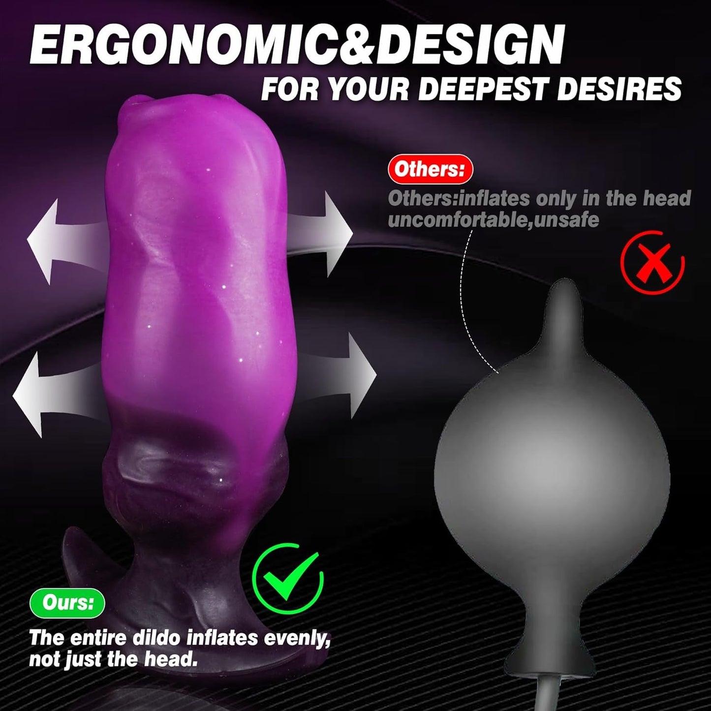 KnotBloom Consolador Hinchable Fantasy