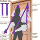 VelouraX Door Sex Swing with Seat & Restraints (Purple)