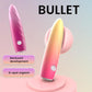 Vibrador bala CoreEdge 10 modos de silicona, recargable e impermeable