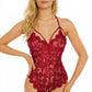 Scalloped Lace Teddy Lingerie