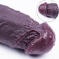ObsidianMax 24.4” XXL Double-Ended Ebony Dildo Thick Silicone Toy