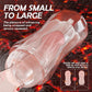 ClearGrip Espiral Succión Stroker Transparente