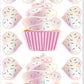Cubrepezones Comestibles con Forma de Cupcake y Corazón