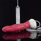 CrimsonJet Dildo de Silicona Eyaculador de 9" con Ventosa Impermeable