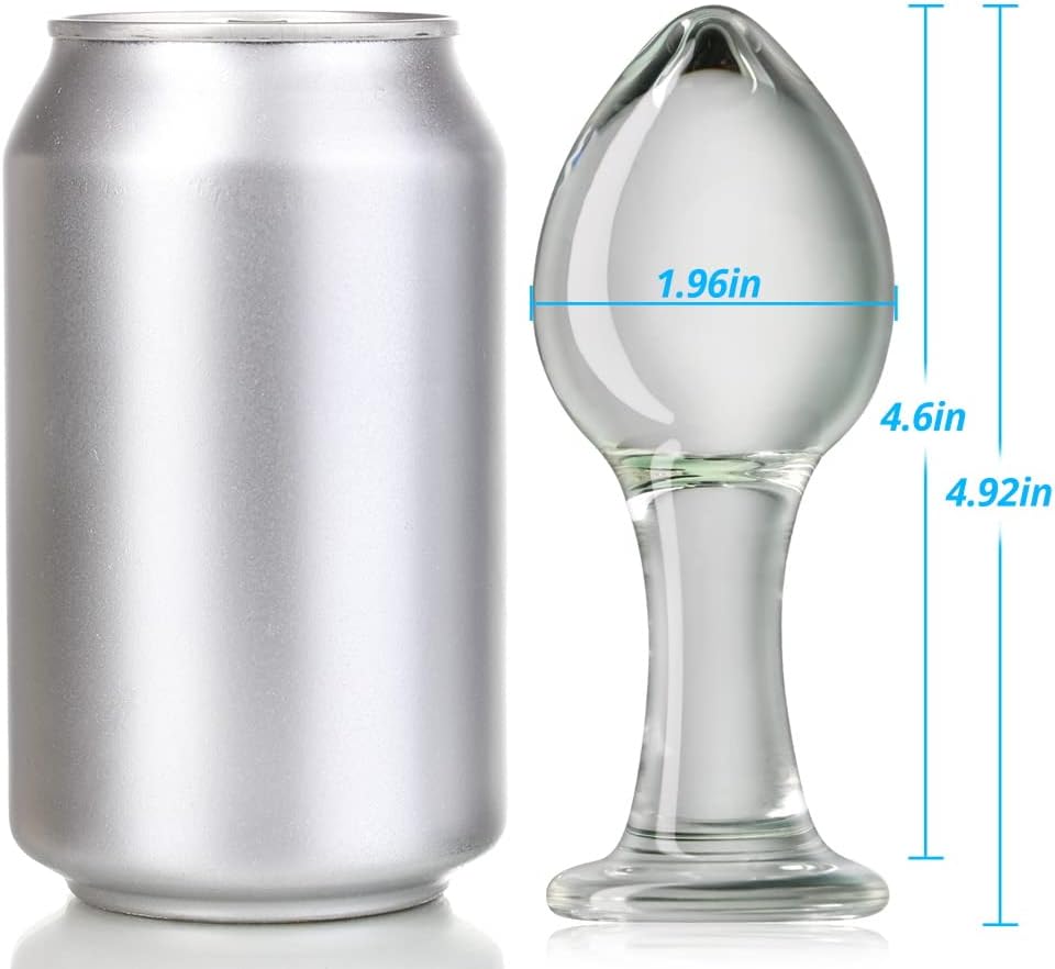 Entrenador de enchufe anal de vidrio QuakeGlow
