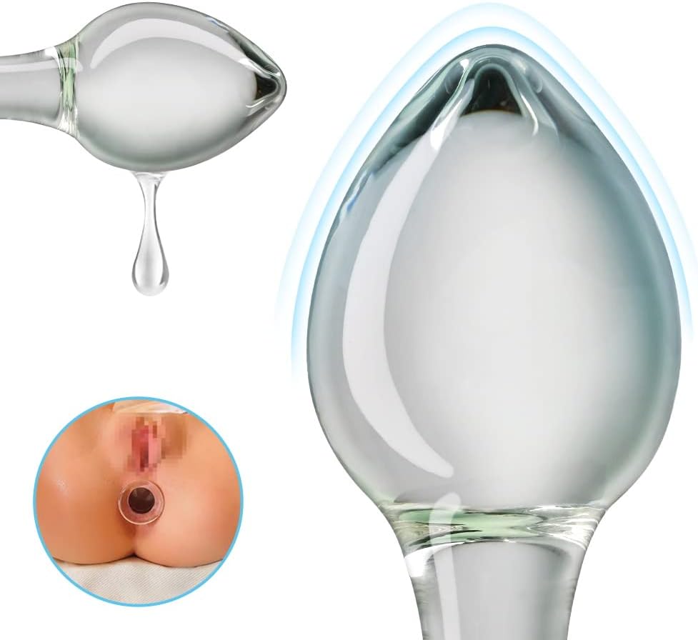 Entrenador de enchufe anal de vidrio QuakeGlow