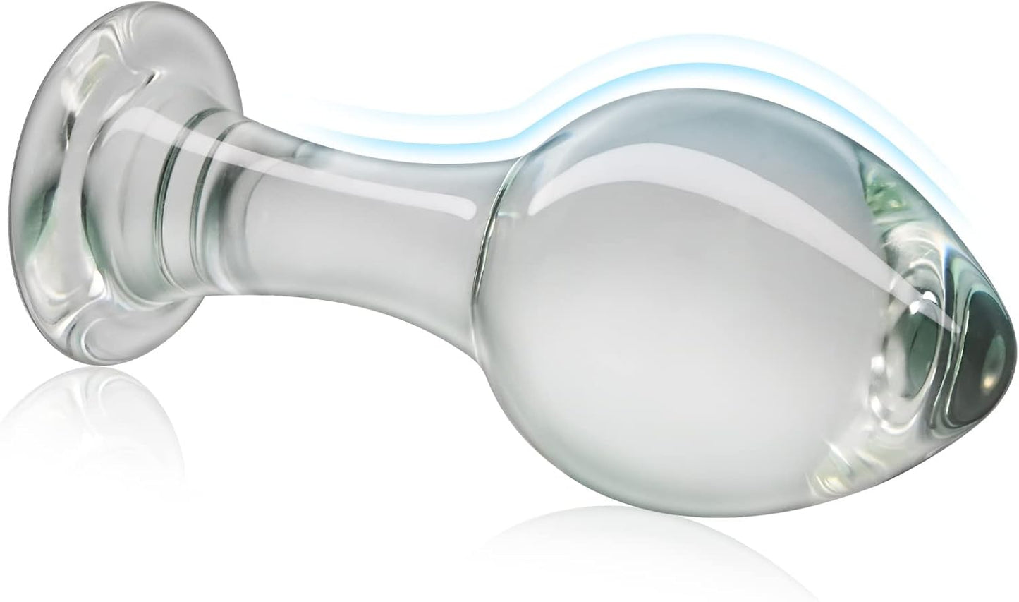 Entrenador de enchufe anal de vidrio QuakeGlow