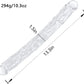 ClearMorph Dildo de doble extremo transparente flexible de 13 pulgadas
