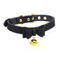 Golden Kitty Cat Bell Collar - Black/Gold
