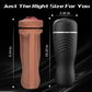 DeepLuxe 8.5" Realistic Pocket Pussy Male Masturbator Cup