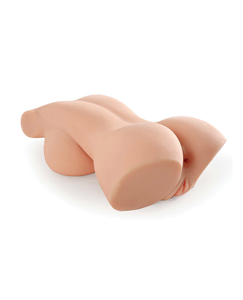 PDX Plus Perfect 10 Masturbador de torso color marfil