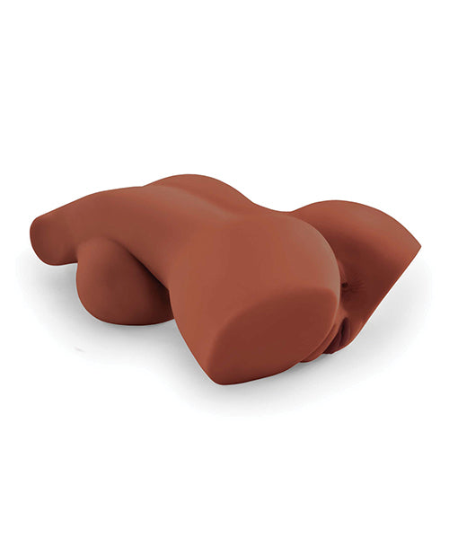 PDX Plus Perfect 10 Masturbador de torso Marrón