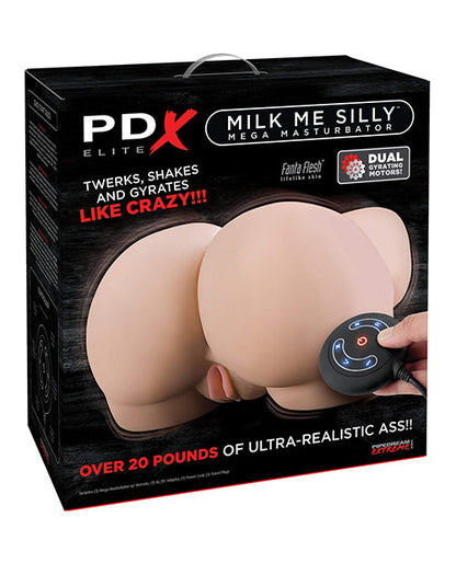 PDX Elite Milk Me Silly Masturbador Vibrador Marfil