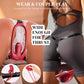 CrimsonControl Vibrador de Clítoris con Anillo para Pene y Arnés a Control Remoto