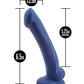 Dildo de silicona Blush Avant D10 - Ergo Mini Índigo
