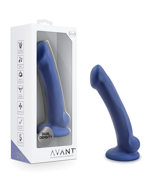 Dildo de silicona Blush Avant D10 - Ergo Mini Índigo