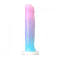 Dildo de silicona Blush Avant D17 Lucky - Rosa/Azul