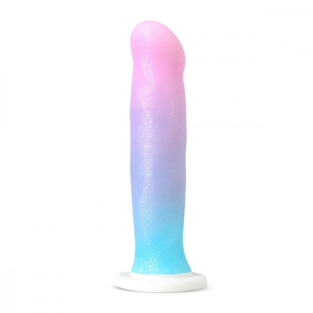 Dildo de silicona Blush Avant D17 Lucky - Rosa/Azul