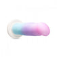 Dildo de silicona Blush Avant D17 Lucky - Rosa/Azul