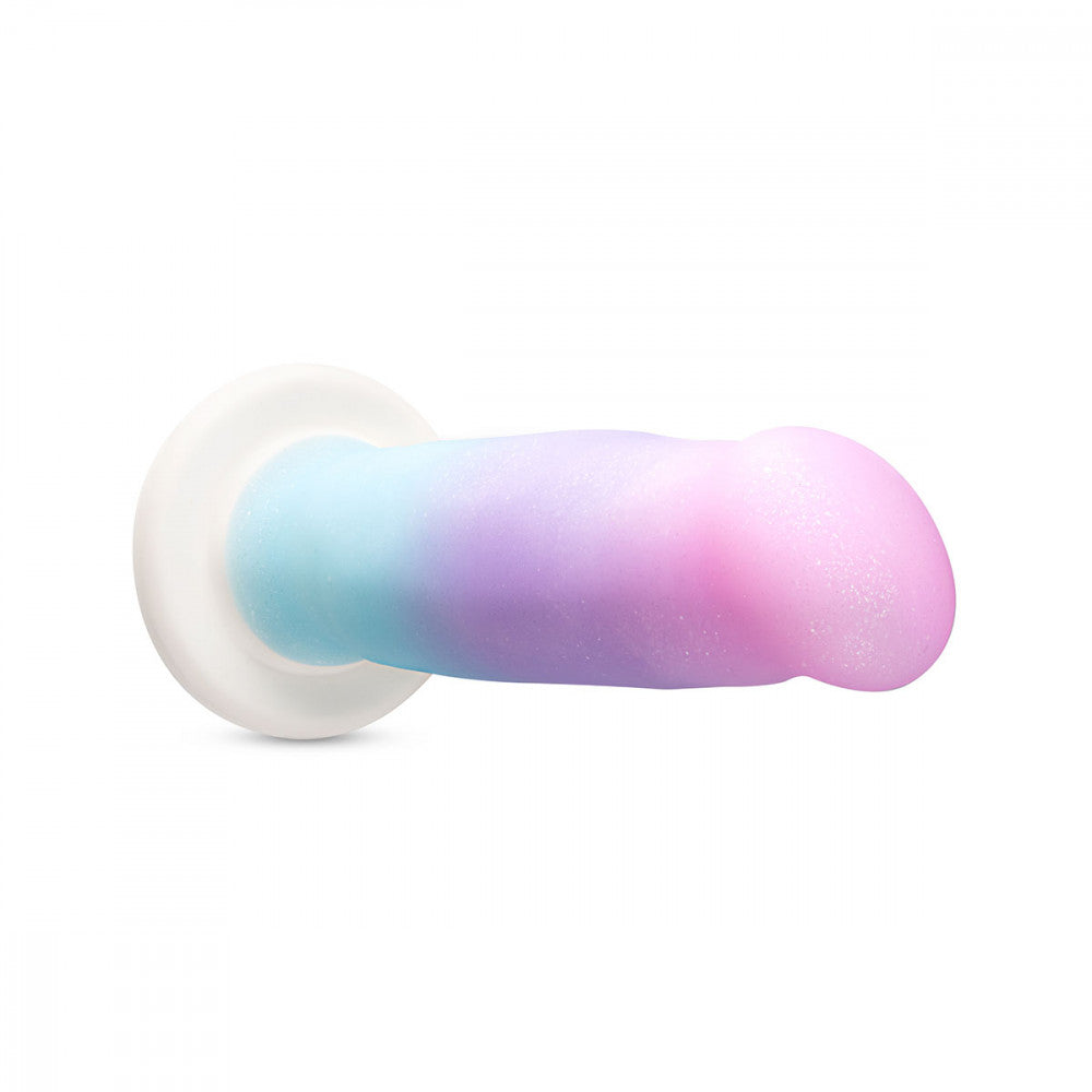 Dildo de silicona Blush Avant D17 Lucky - Rosa/Azul