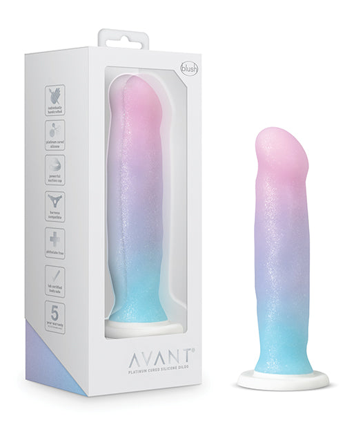 Blush Avant D17 Godemichet en silicone Lucky - Rose/Bleu