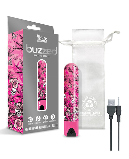Vibreur balle rechargeable 3,5" - Rose