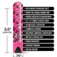 Vibreur balle rechargeable 3,5" - Rose