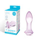 Tapón anal de cristal Glas 5" Rosebud - Rosa