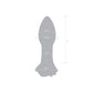 Tapón anal de cristal Glas 5" Rosebud - Rosa