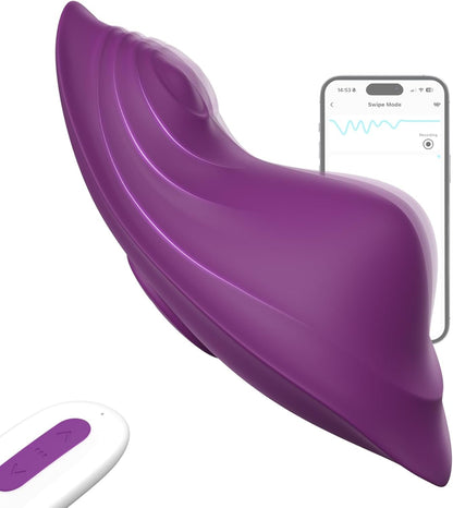 VelvetWing APP Vibrador de Bragas Mariposa con Doble Motor