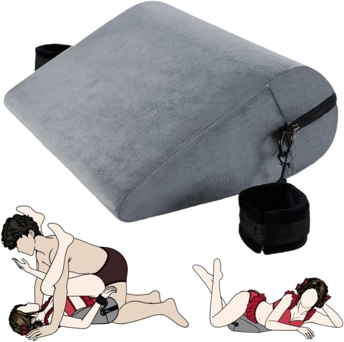 Almohada de espuma CoreBond con cuña de posicionamiento y esposas