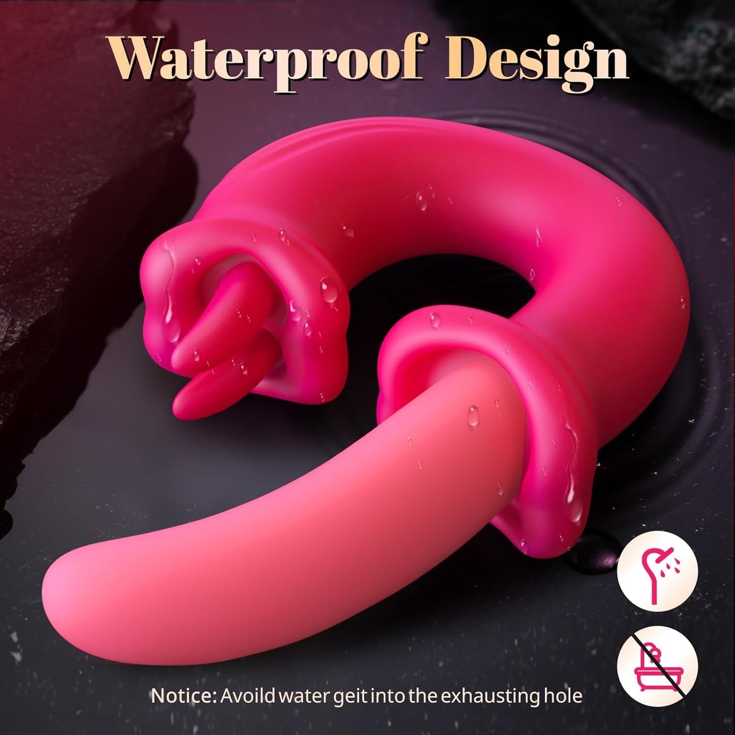Vibrador de lengua LunexaSync App con 20 modos, juguete para clítoris y punto G