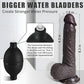 EbonyFlow 8.5” Ebony Squirting Dildo Silicone Suction Cup
