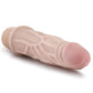 Dr. Skin Vibe 3 - Dildo vibrador de 7.25" - Beige
