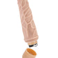 Dr. Skin Vibe 3 - Dildo vibrador de 7.25" - Beige