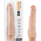 Dr. Skin Vibe 4 - Godemichet Vibrant de 8" - Beige